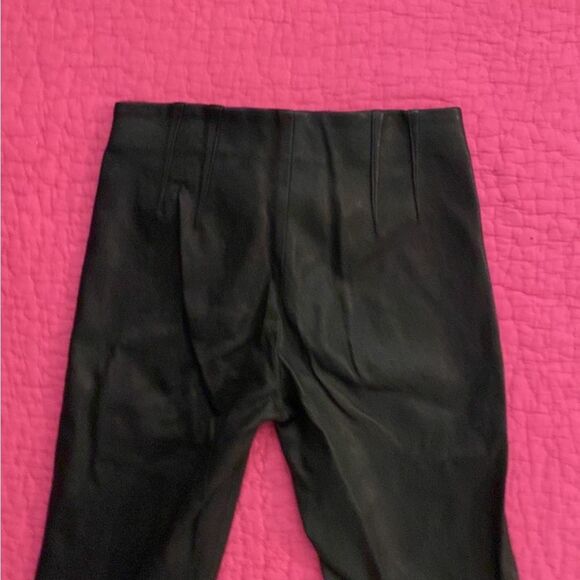 Theory Black  lamb Leather Leggings, US0 - Picture 11 of 13